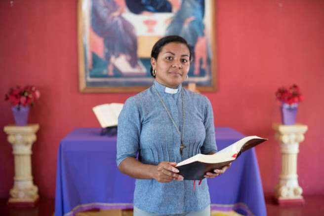 Reverend Elineide who supports victims of gender-based violence in Brazil