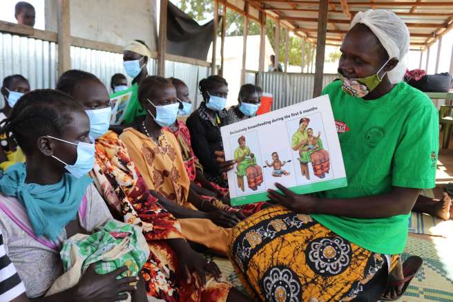 Aleul’s training means that women now know more about why breastfeeding is important, particularly when children are sick in South Sudan. 