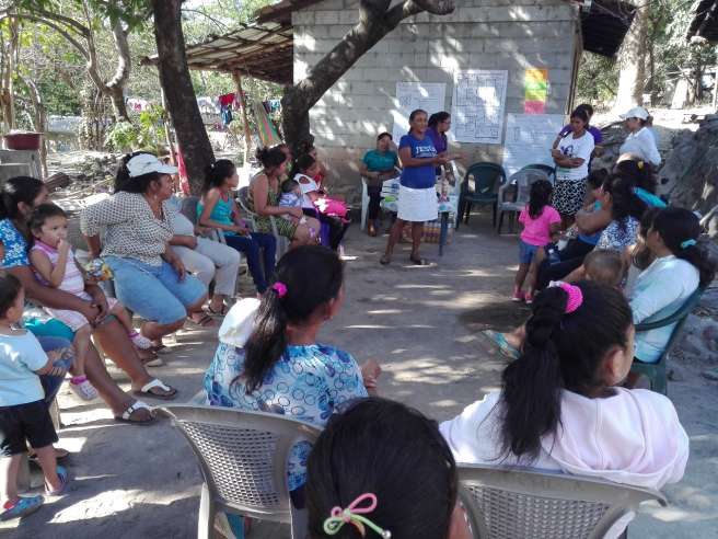 Women take part in a sexual health group